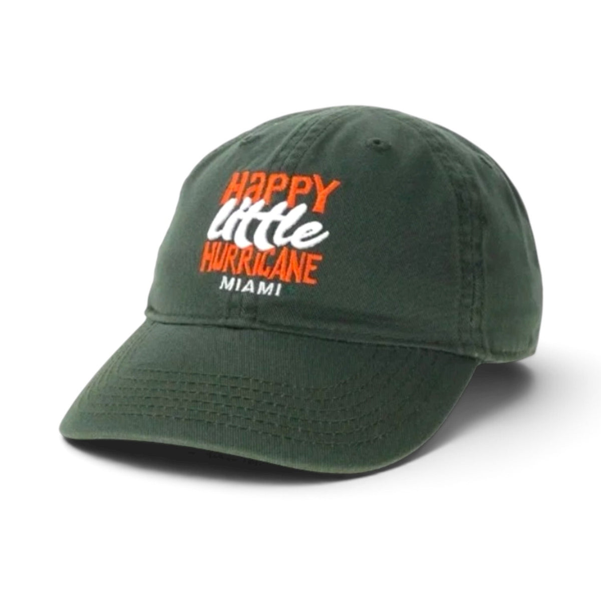 Legacy Miami Hurricanes Toddler Green “Happy Little Hurricane” Relaxed Twill Hat