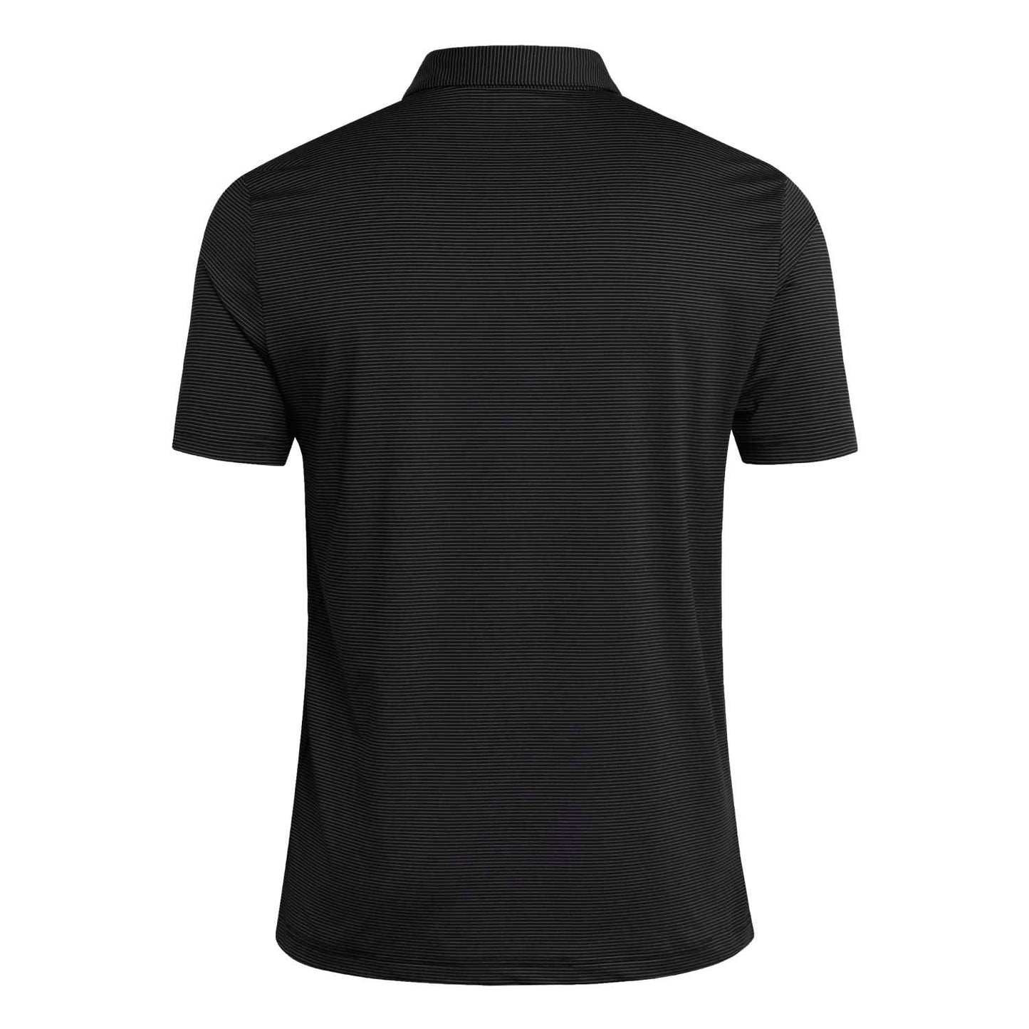adidas Miami Hurricanes Men's Black Ultimate Stripe Polo