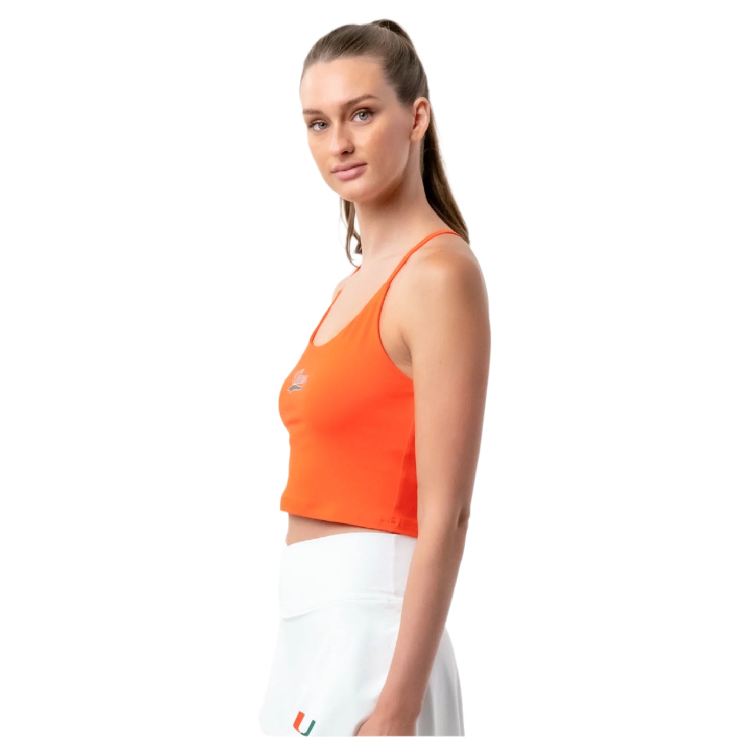 ESTABLISHED & CO. Miami Hurricanes Women's Orange Campus Rec Tank