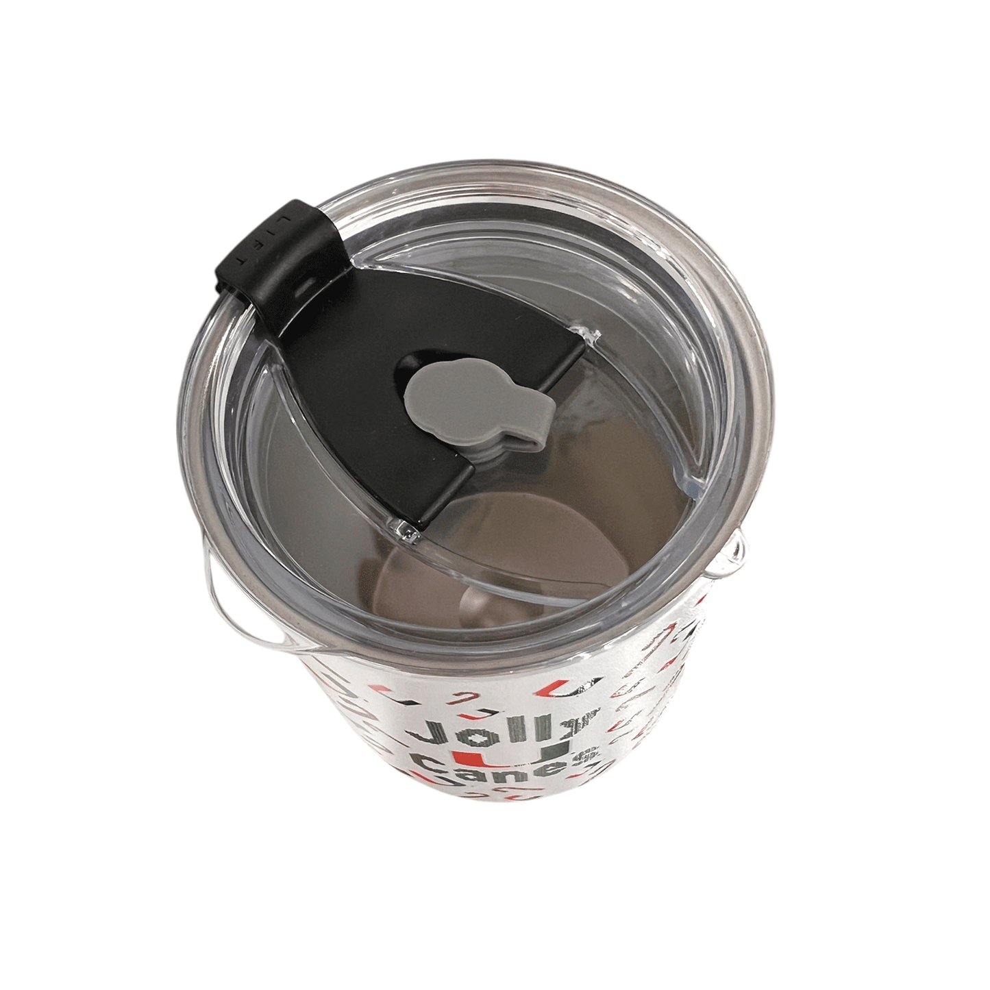 Indigo Falls Miami Hurricanes White Holiday Jolly Canes 18oz Stainless Steel Wine Tumbler