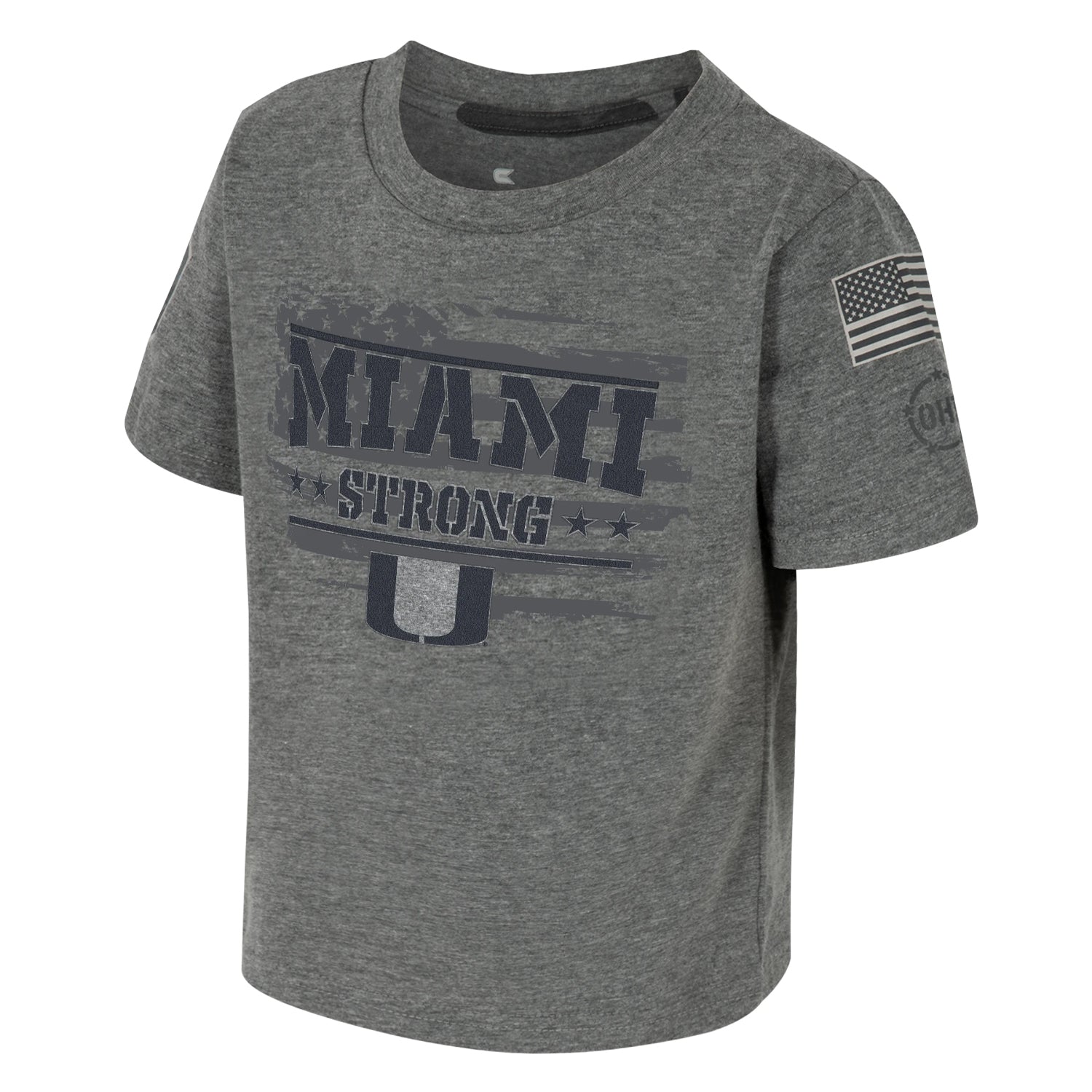 Colosseum Miami Hurricanes Toddler Grey OHT Miami Strong T-Shirt