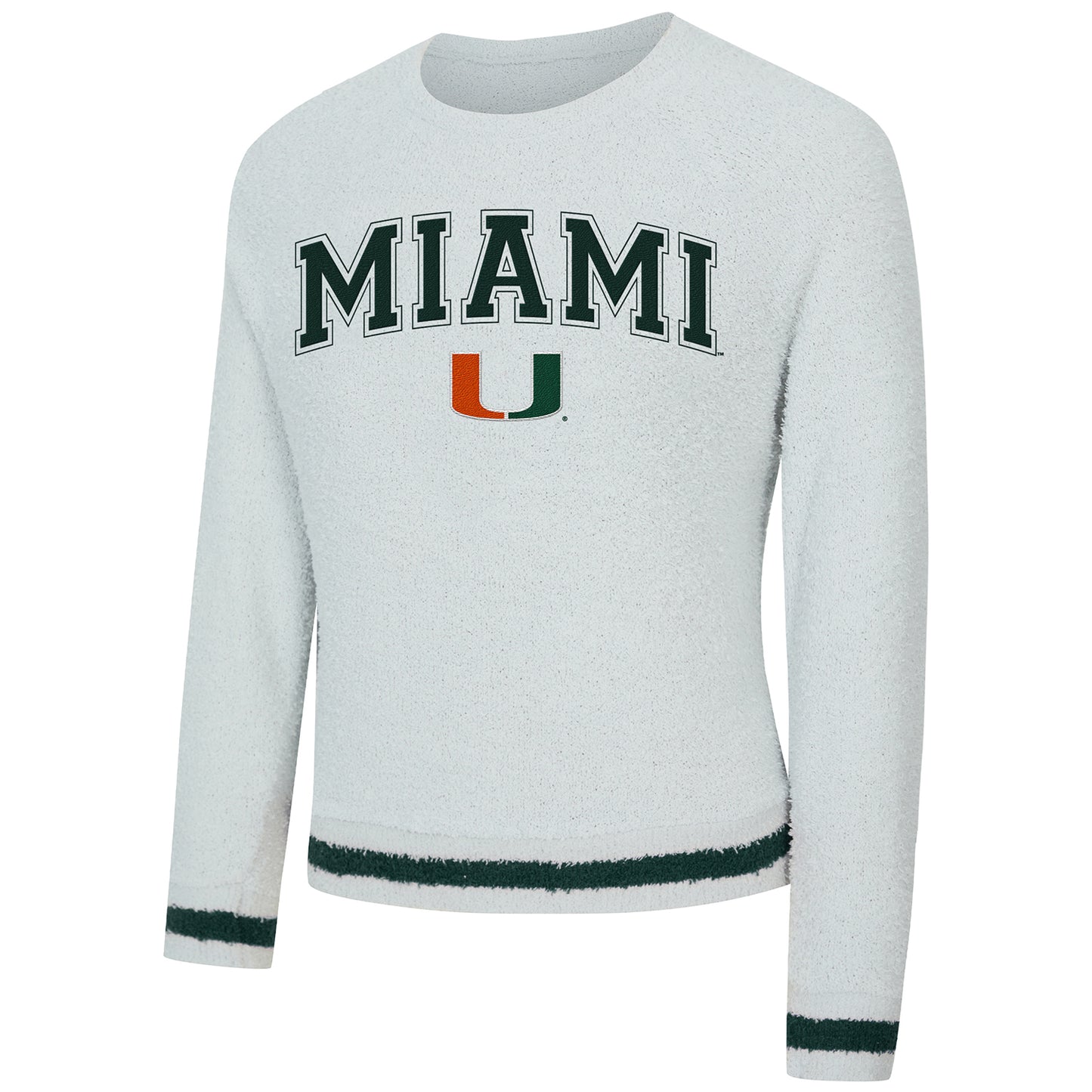 Concepts Sport Miami Hurricanes Women’s Grey Whitley Long Sleeve Shirt