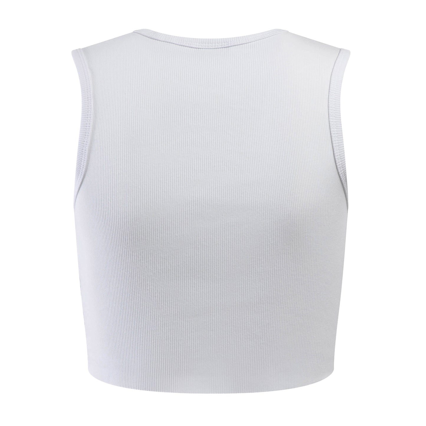 Hype & Vice Miami Hurricanes Women's White Go Canes Star Cropped Tank Top