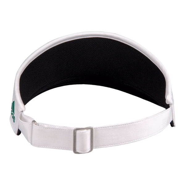 adidas University of Miami Coaches White Adjustable Visor Miami Team Store