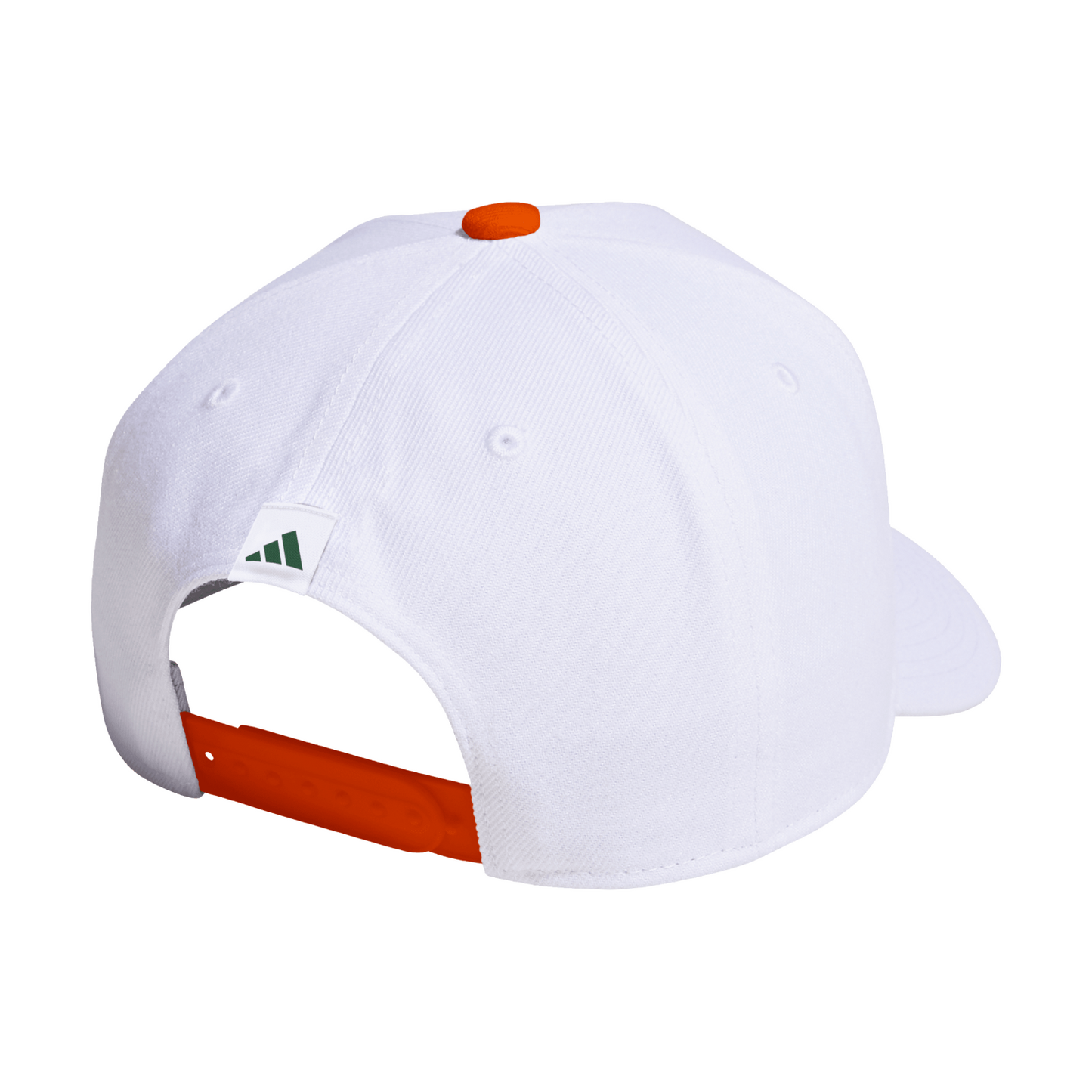 adidas Miami Hurricanes White Canes Adjustable Hat