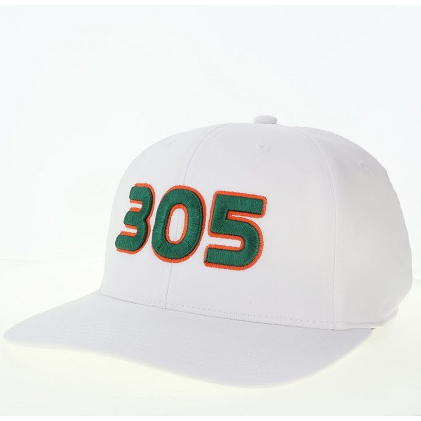 Legacy Miami Hurricanes White 305 Flex Fit Hat