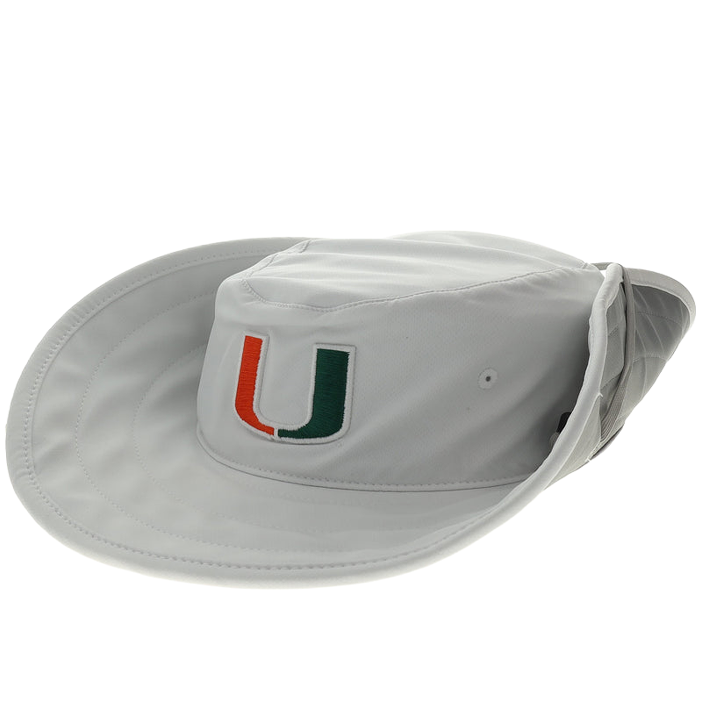 Legacy Miami Hurricanes White The U Wide Brim Boonie Bucket Hat