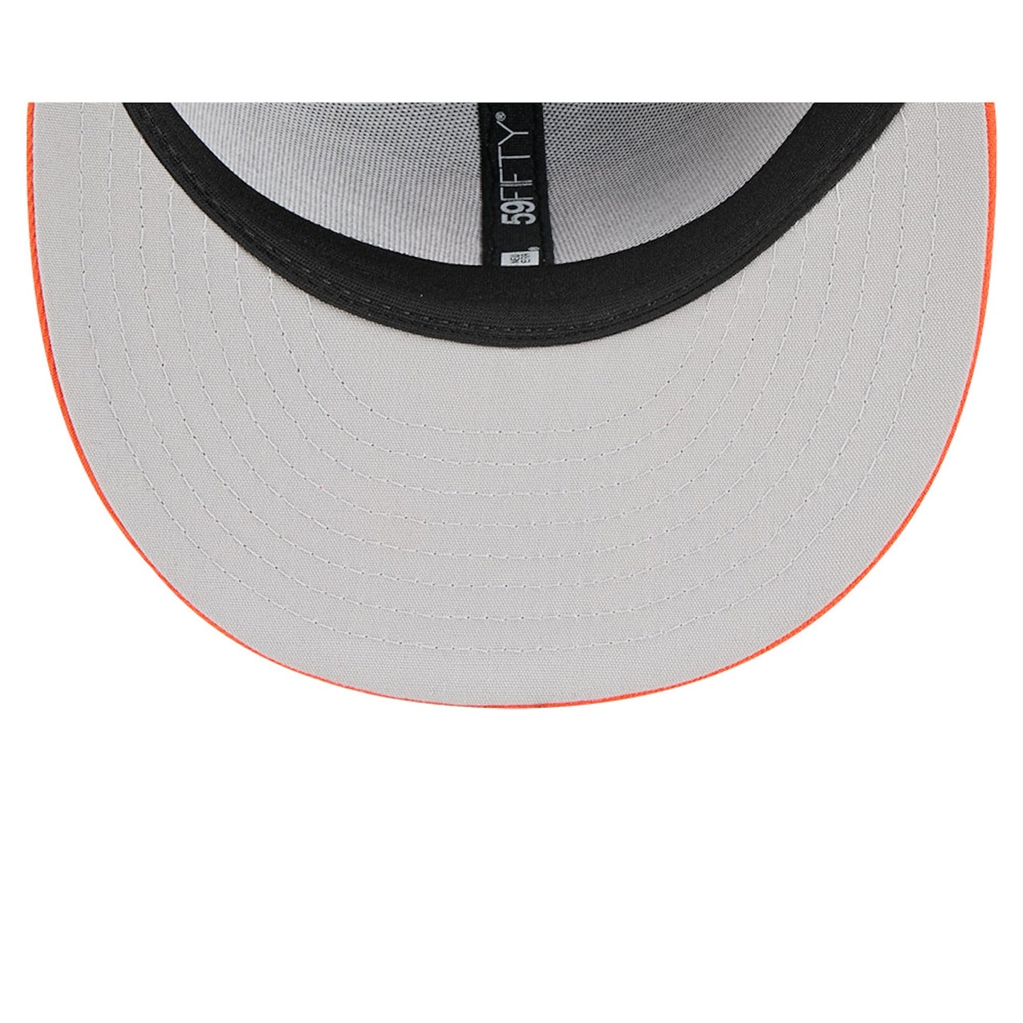 New Era Miami Hurricanes Black and Orange Old English "M" 59FIFTY Fitted Hat