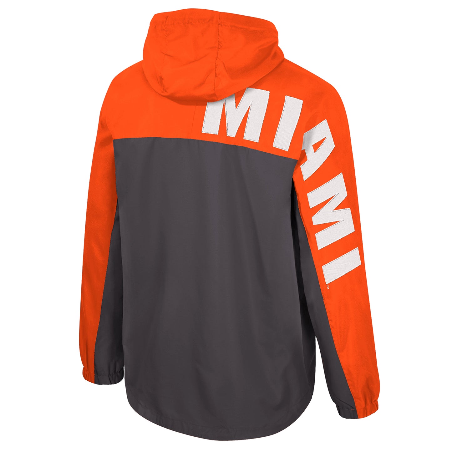 Colosseum Miami Hurricanes Grey U Pullover Jacket
