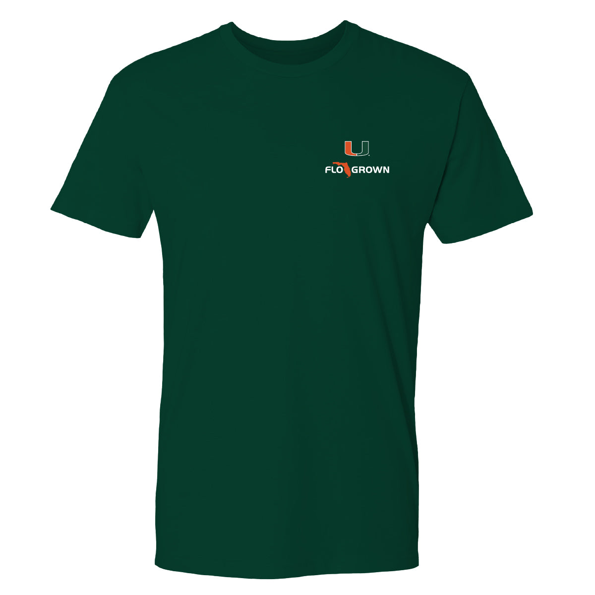 FloGrown Miami Hurricanes Green My Country My Team T-Shirt
