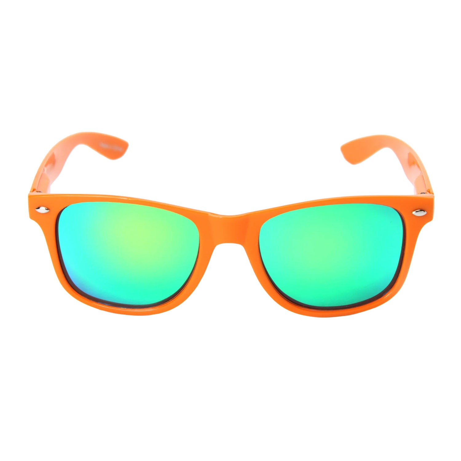 Unisex Retro mirror Sunglasses Black Narrow Retro-Vintage Round Mirrored Sunglasses with  main image 3