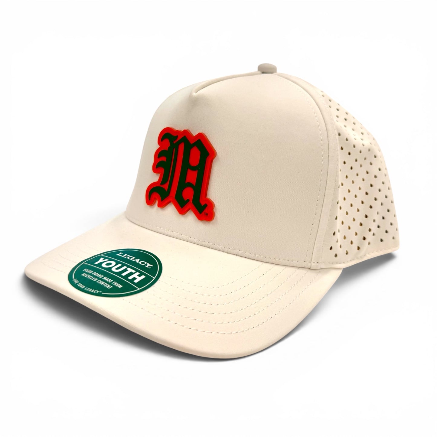 Legacy Miami Hurricanes Youth White Baseball Old English “M” Adjustable Hat