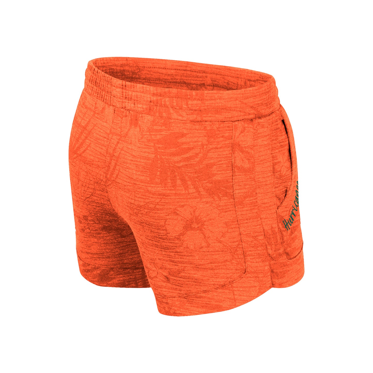 Colosseum Miami Hurricanes Girls Orange U Logo Shorts
