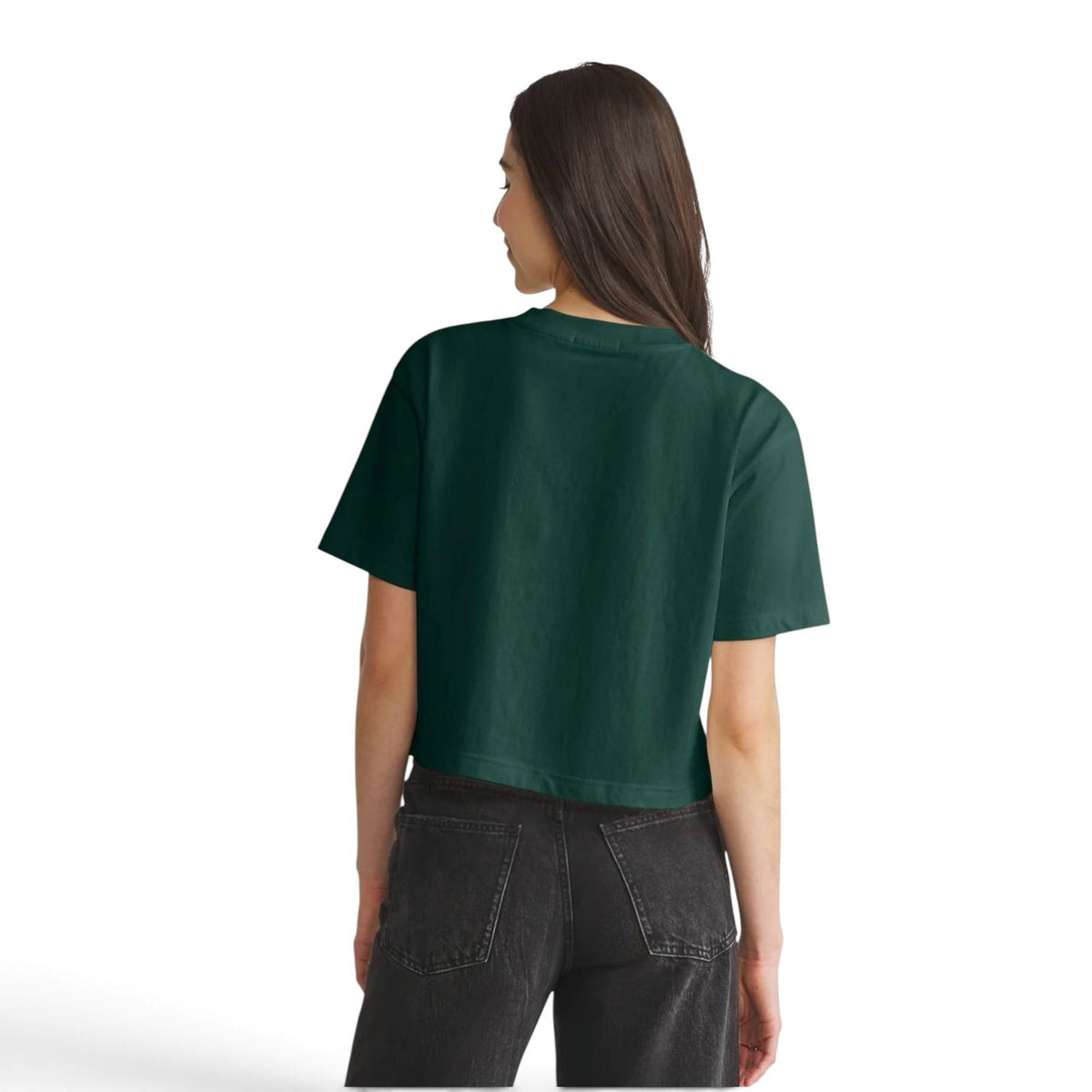 '47 Brand Miami Hurricanes Women's Green Foundation Crop T-Shirt