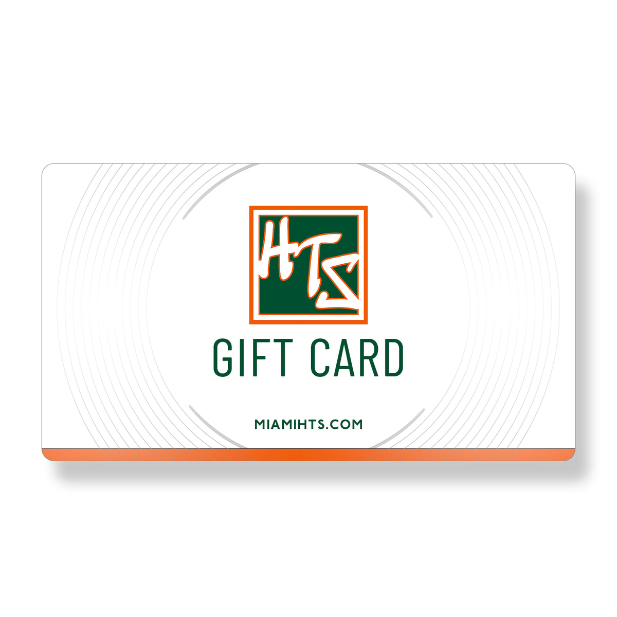 Miami Hurricane Team Store Online Gift Card