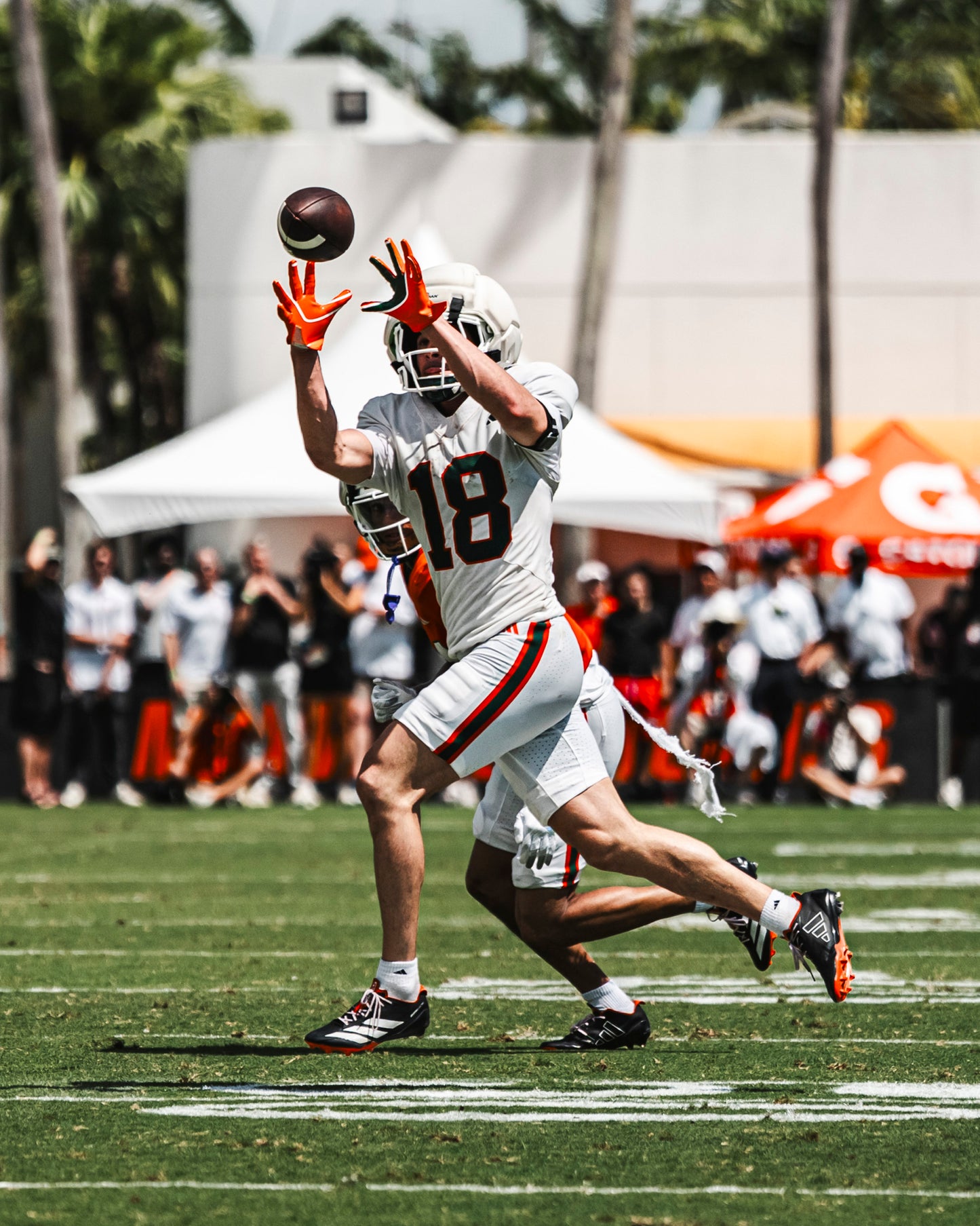 University of Miami Miami Hurricanes Student-Athlete #18 Cooper Barkate 8" x 10" 2026 Spring Game  Autographed Photo