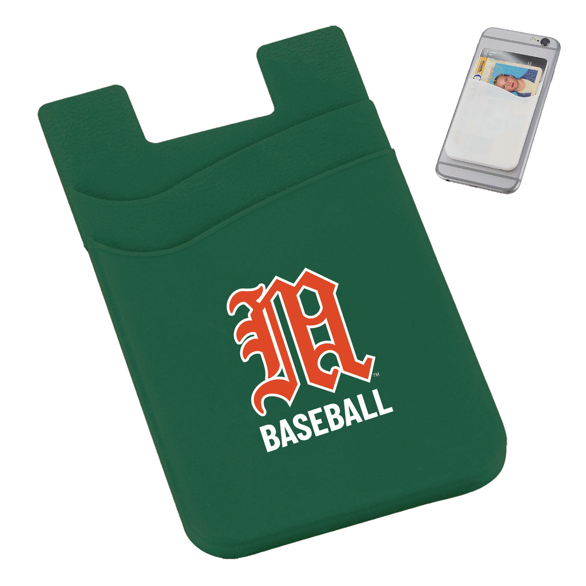 Jardine Miami Hurricanes Baseball Green Phone Wallet