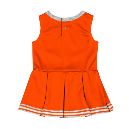 Colosseum Miami Hurricanes Infant Orange Lollipop Park Cheer Dress
