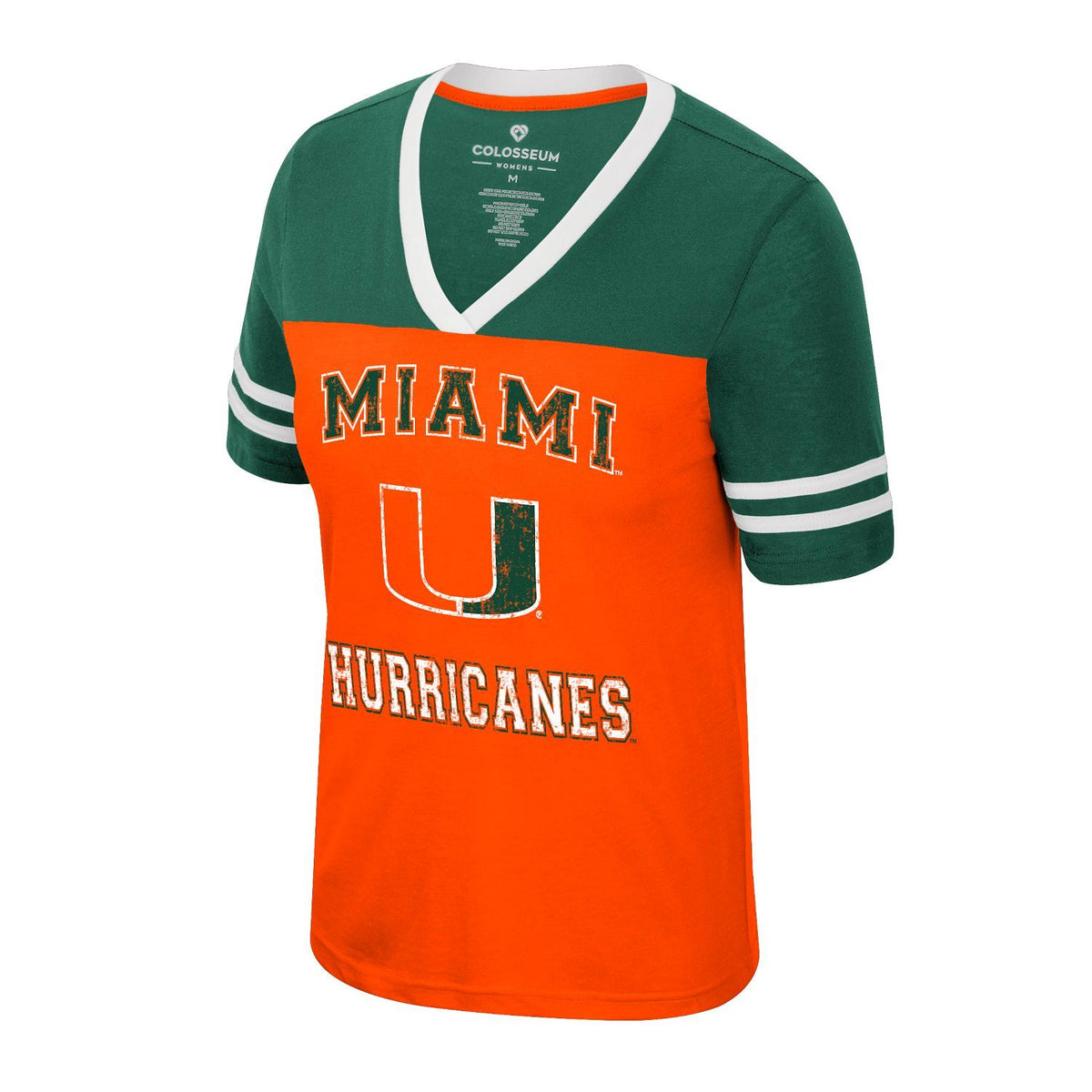 Colosseum Miami Hurricanes Women's Orange Grows Together T-Shirt