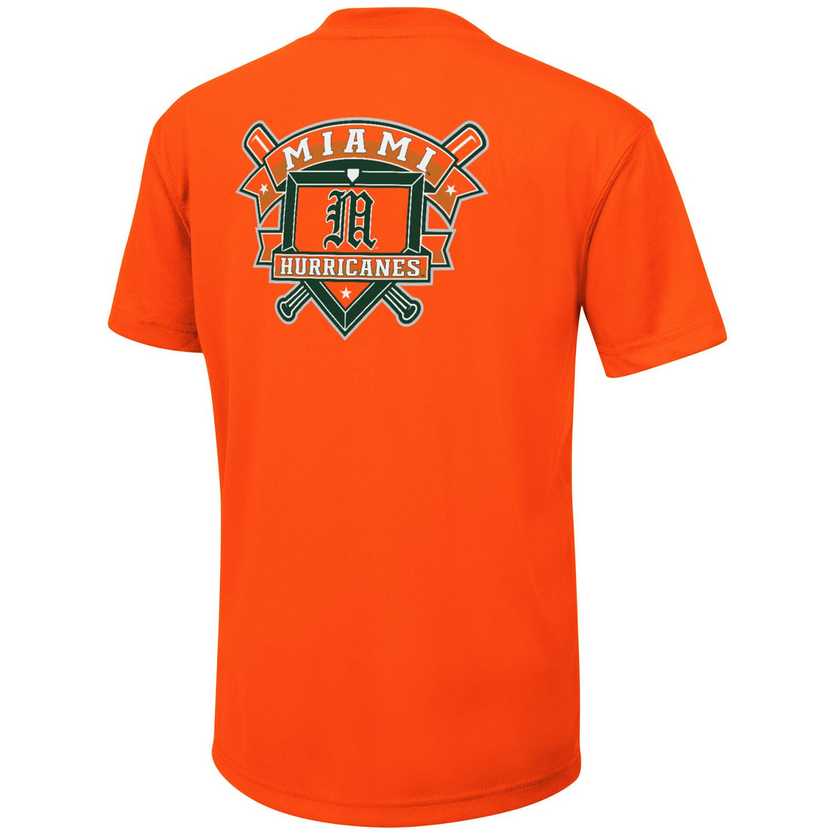 Colosseum Miami Hurricanes Youth UBaseball Orange T-Shirt