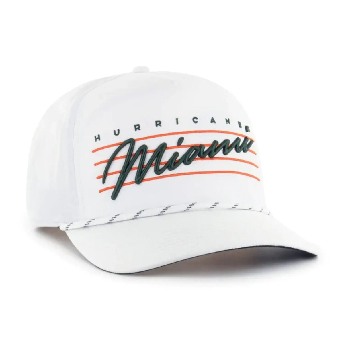 &#39;47 Brand University of Miami White Hitch Hat