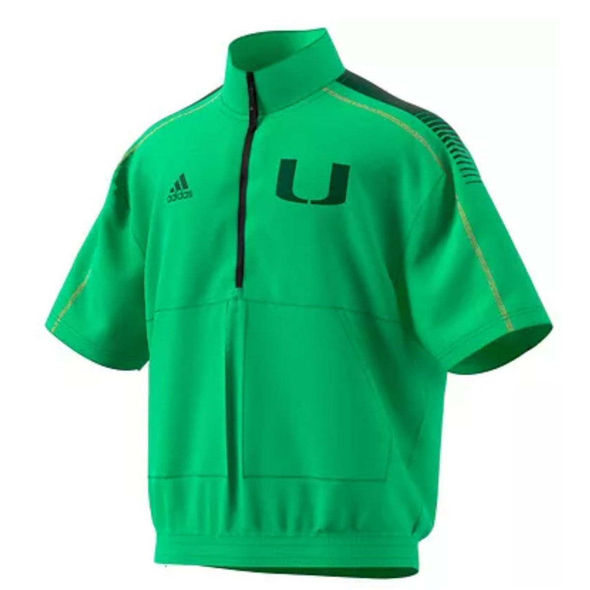 adidas Miami Hurricanes &#39;Miami Nights&#39; Green Jacket