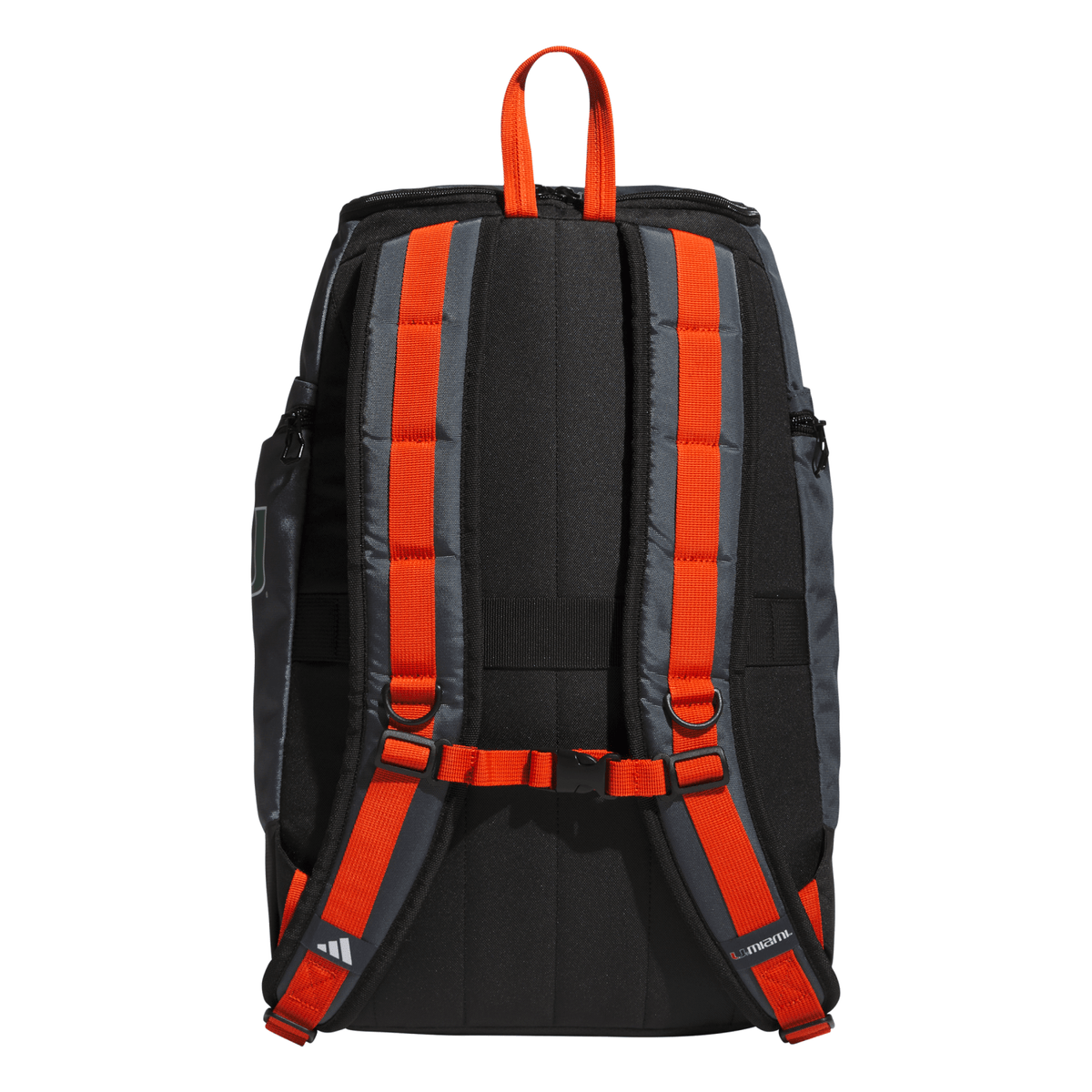 adidas Miami Hurricanes 5 Star Team 2 Grey Backpack