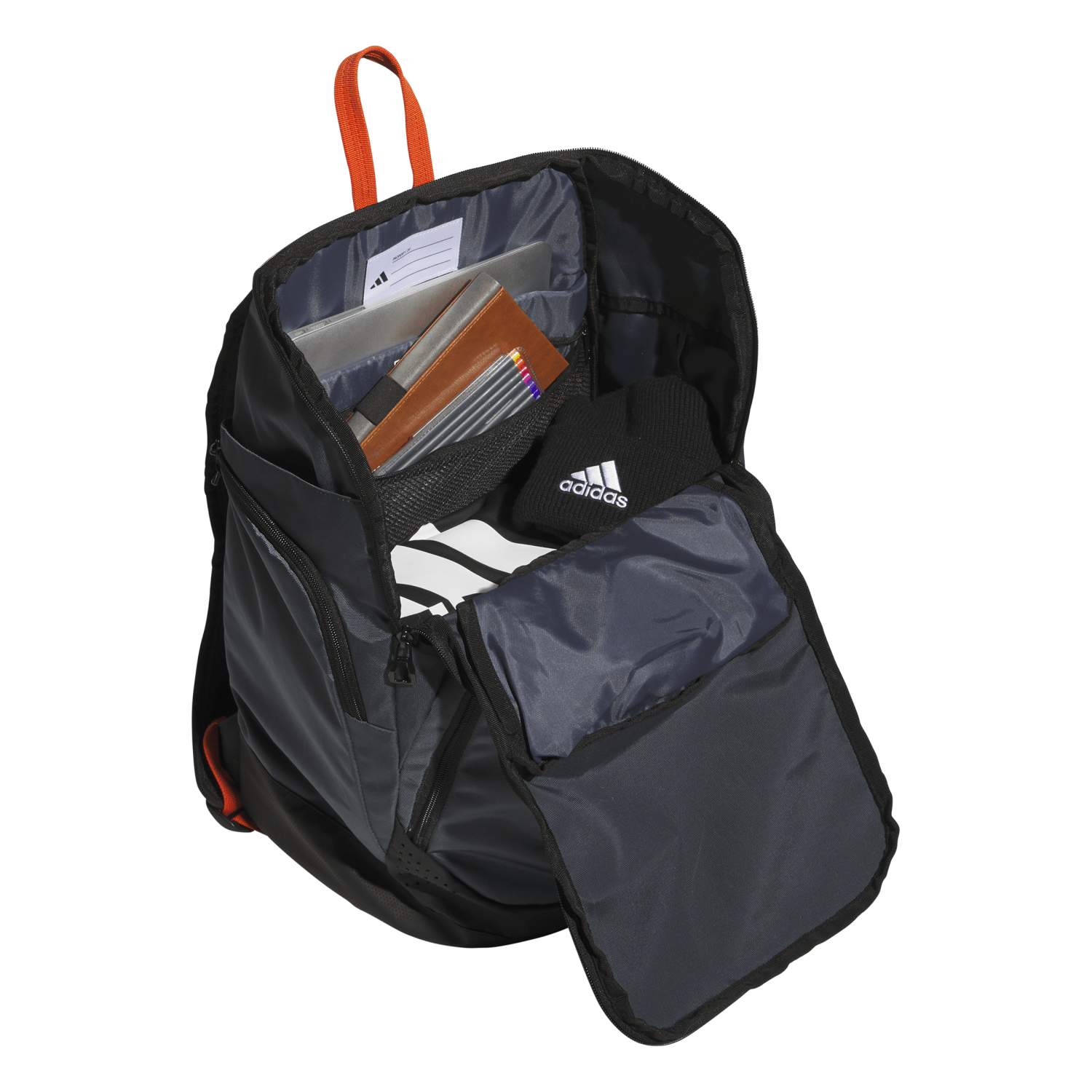 adidas Miami Hurricanes 5 Star Team 2 Grey Backpack Miami Team Store