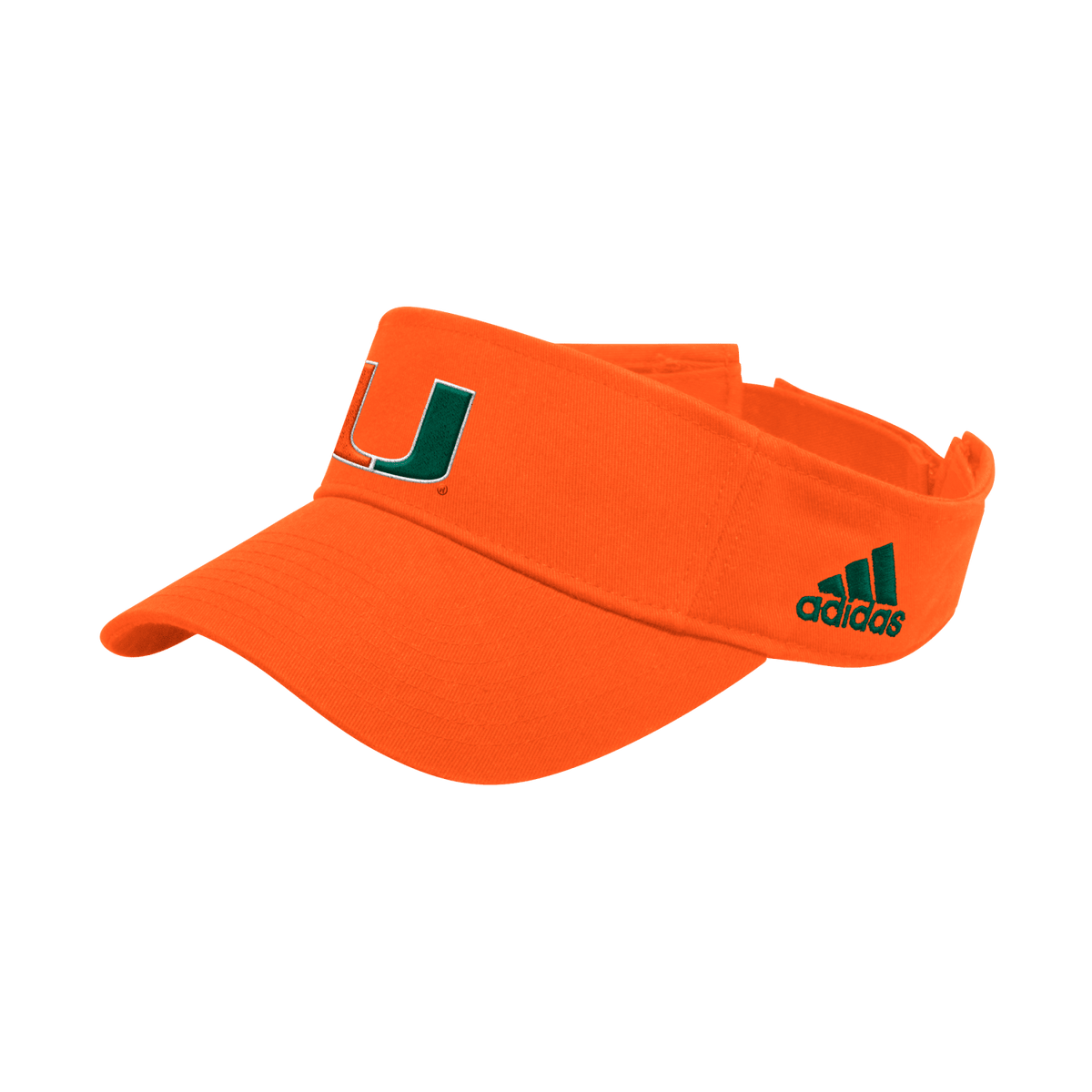 adidas MiamiHurricanes U Orange Visor