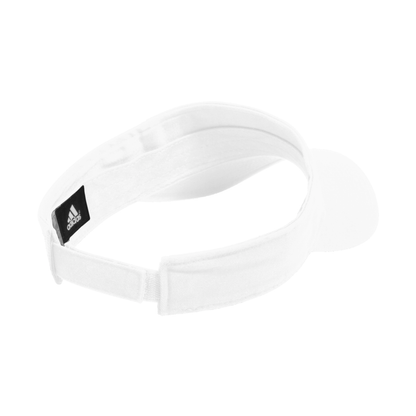 adidas Miami Hurricanes White Coaches Adjustable Visor