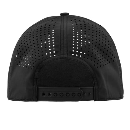 Branded Bills Miami Hurricanes Black Sebastian the Ibis Flat Rope Hat