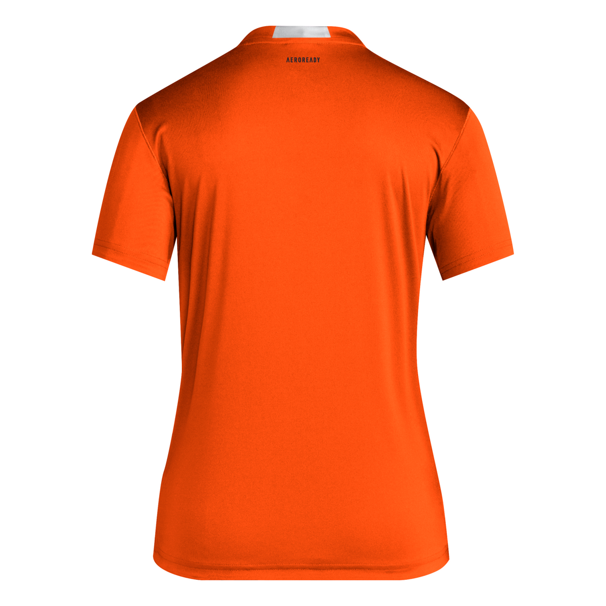 adidas Miami Hurricanes Women&#39;s Orange Issued By Hurricanes DT4 Performance T-Shirt