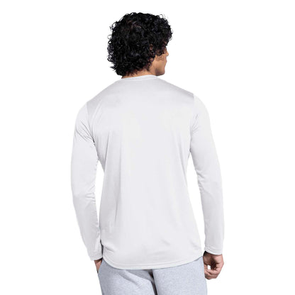 adidas Miami Hurricanes Men's White Pregame Practice Long Sleeve T-Shirt