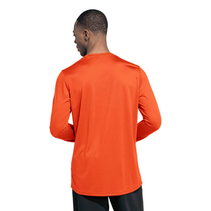 adidas Miami Hurricanes Men's Orange Pregame Practice Long Sleeve T-Shirt