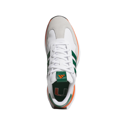 adidas Miami Hurricanes Textile Spikeless Golf Shoes