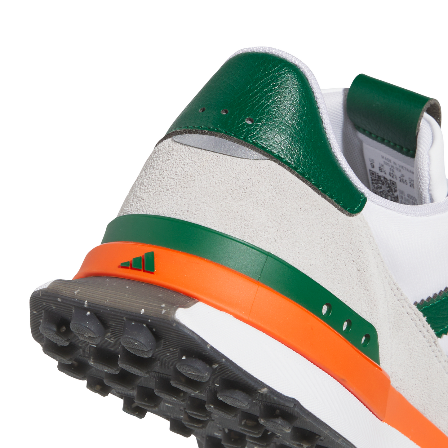 adidas Miami Hurricanes Textile Spikeless Golf Shoes