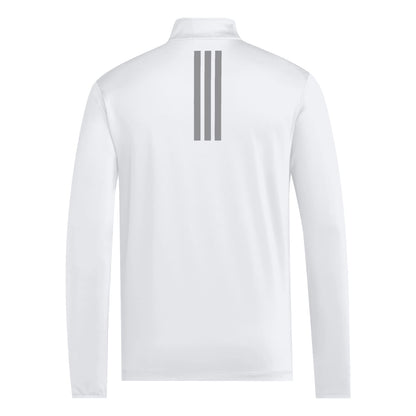 adidas Miami Hurricanes hite 2001 Collection Mesh U Logo Quarter Zip Jacket