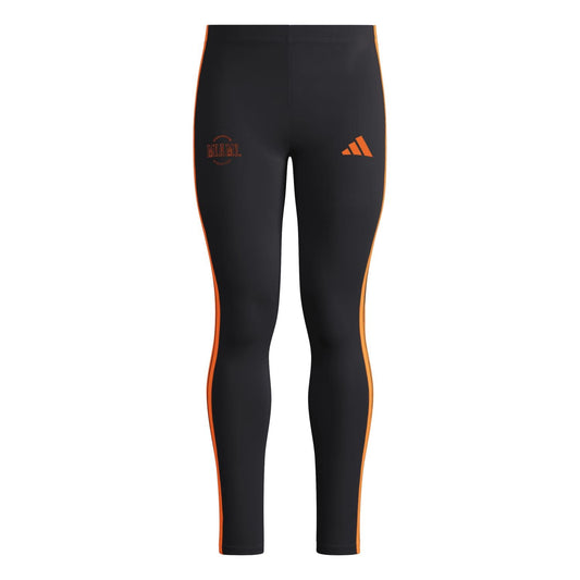 adidas Miami Hurricanes Women's Black 3-Stripes Training Pants