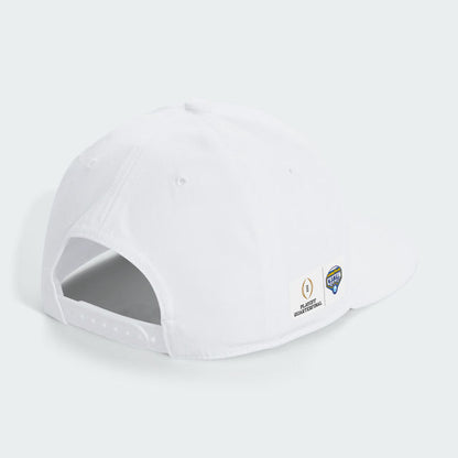 adidas Miami Hurricanes White 2025 Goodyear Cotton Bowl Champions Hat