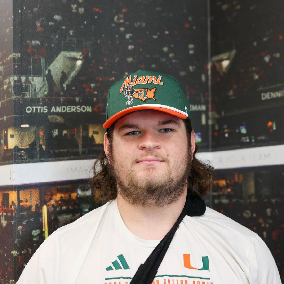'47 Brand Miami Hurricanes Green  Mascot Mania Adjustable Hat
