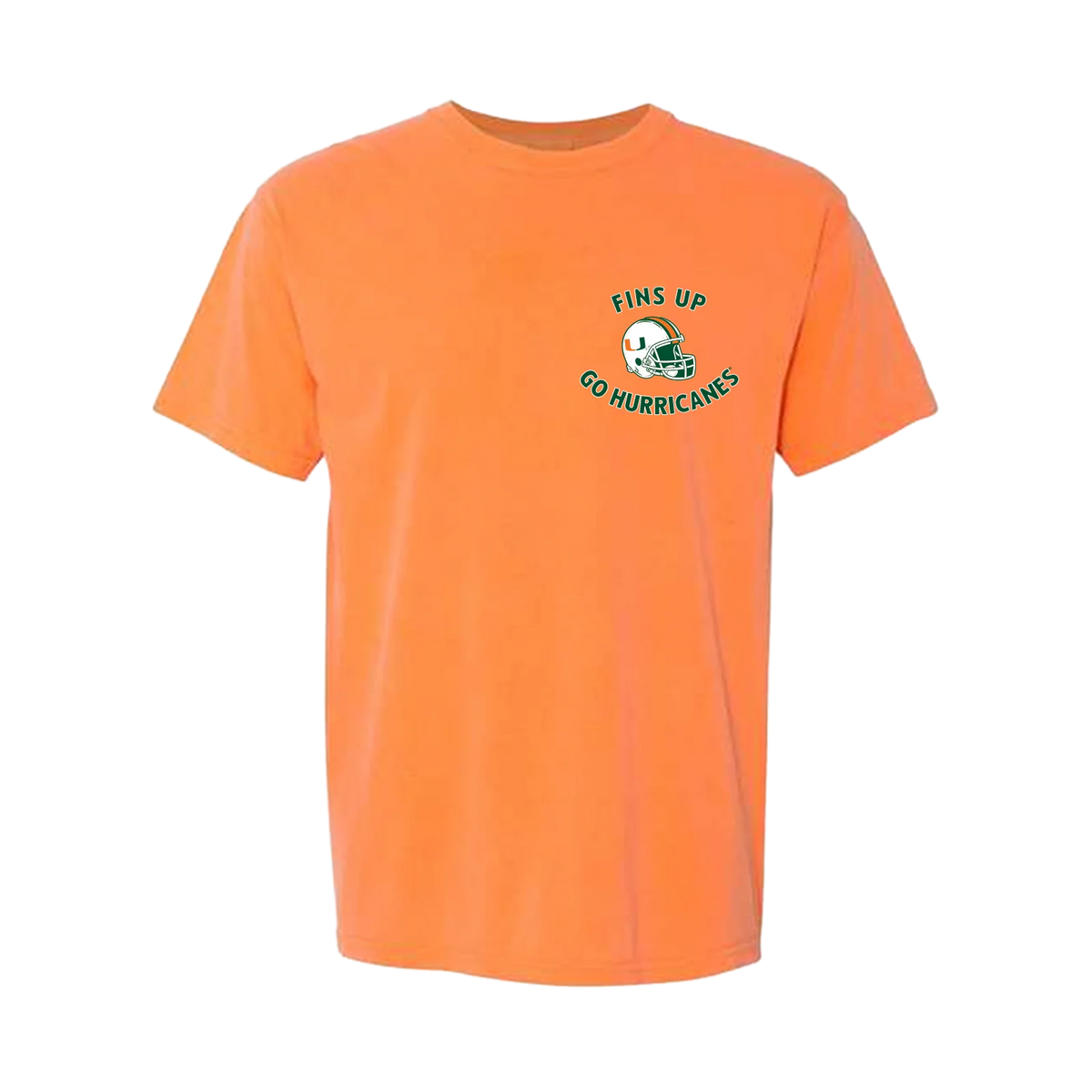Something Inked Miami Hurricanes Orange Margaritaville Beach T-Shirt