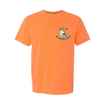 Something Inked Miami Hurricanes Orange Margaritaville Beach T-Shirt
