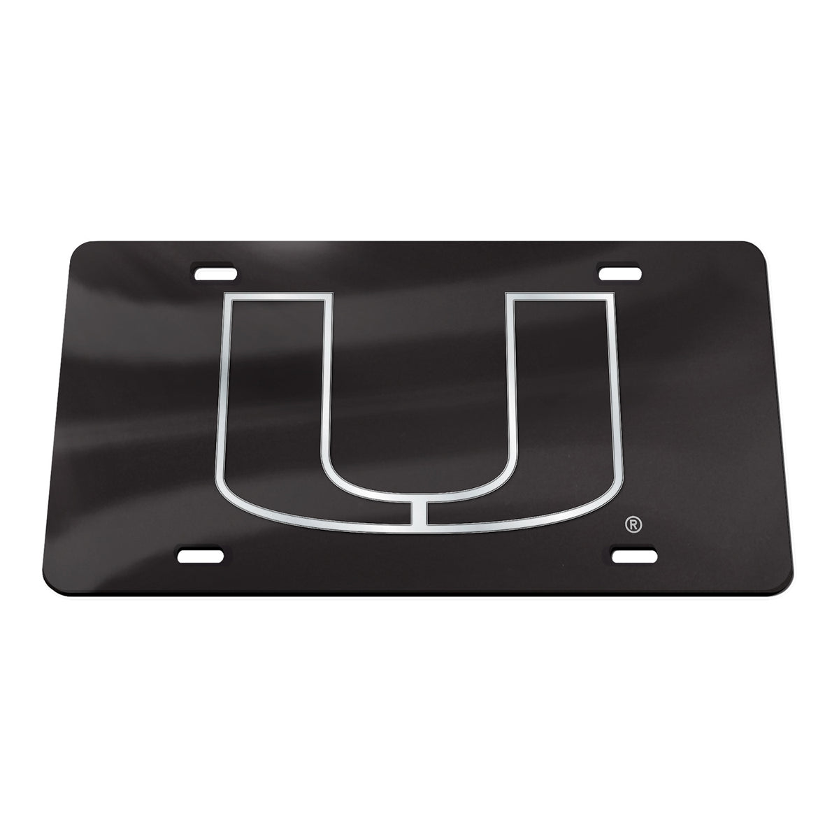 WinCraft University of Miami Blackout License Plate