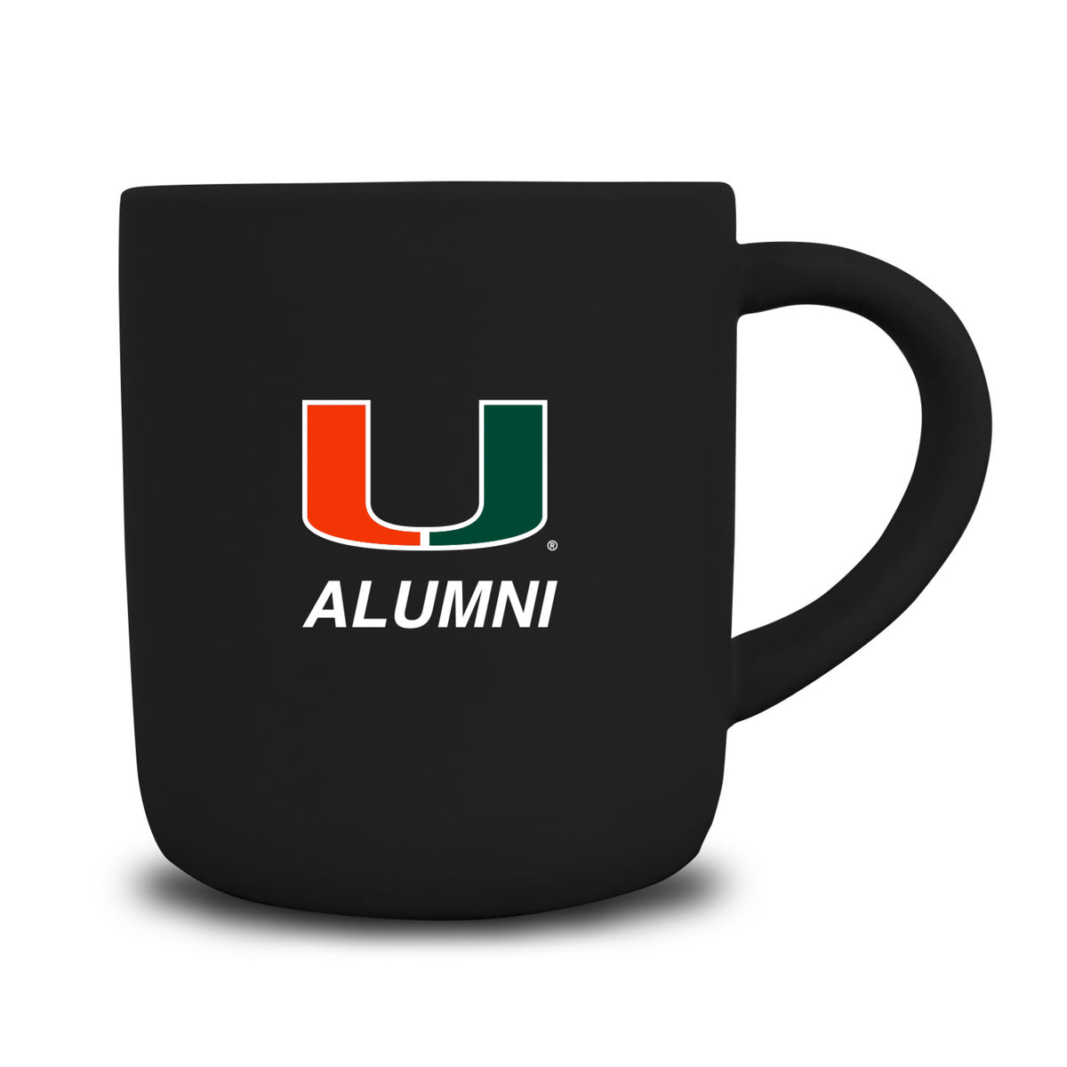 University of Miami Alumni 20oz Black Soft Cermanic Mug