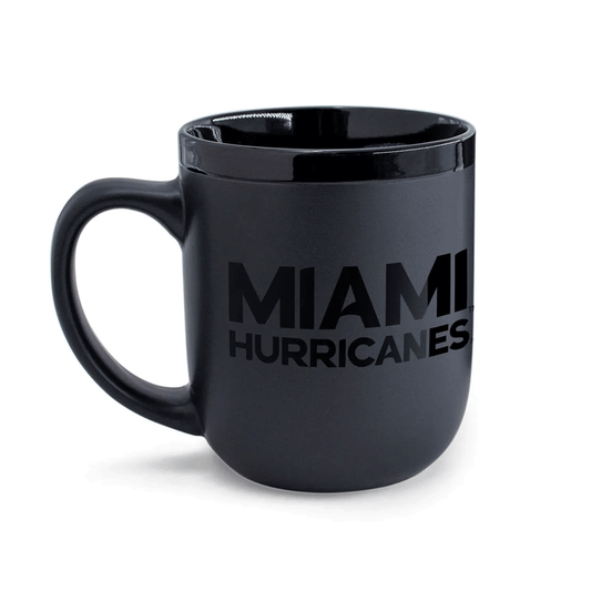 Wincraft Miami Hurricanes Black 17oz Ceramic Mug