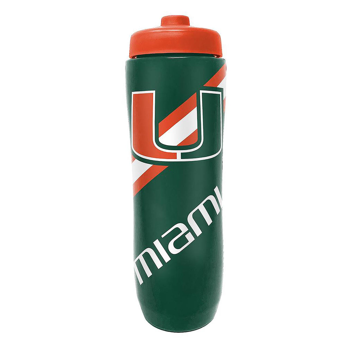 Party Animal, Inc. Miami Hurricanes Green 32oz Squeezable Bottle