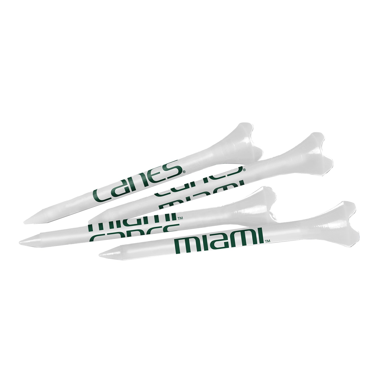WinCraft Miami Hurricanes Golf Tees