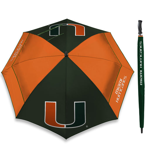 WinCraft Miami Hurricanes 62" Windshear Golf Umbrella