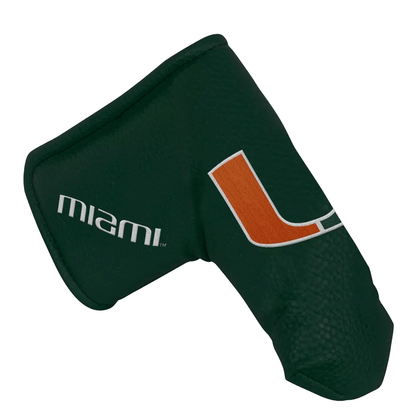 WinCraft Miami Hurricanes Green Blade Putter Cover