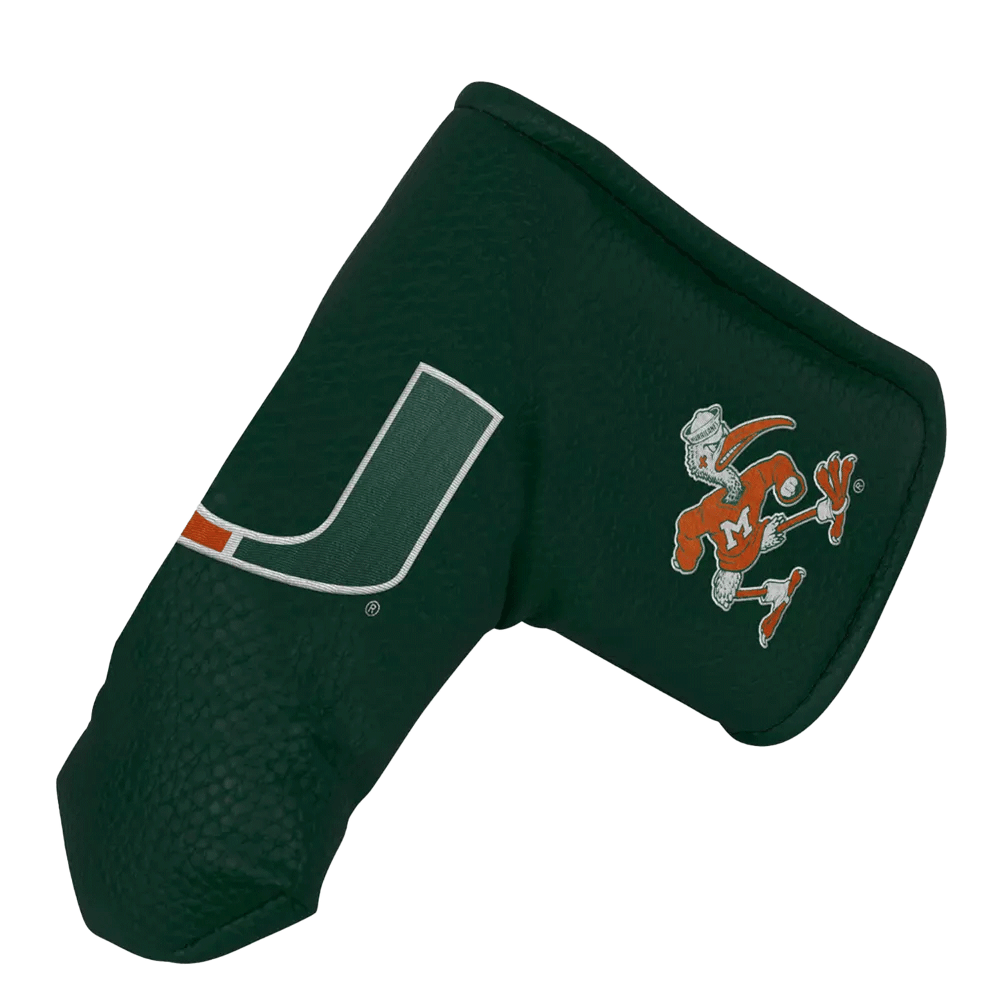 WinCraft Miami Hurricanes Green Blade Putter Cover